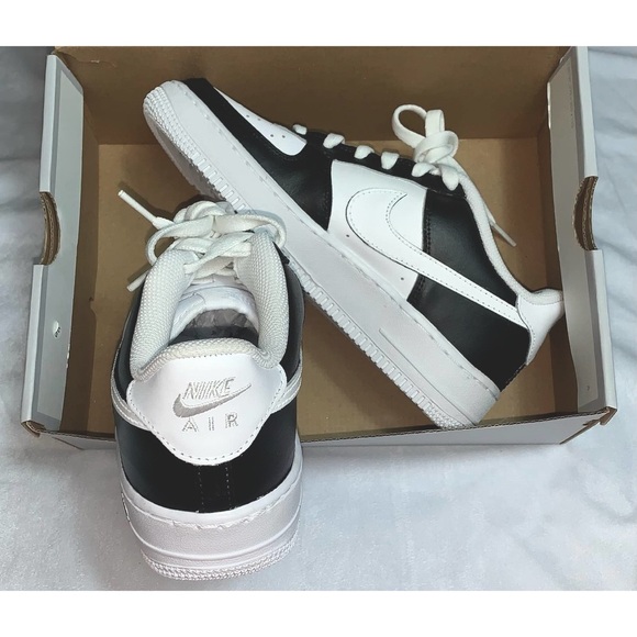 Nike Air Force 1’s Black and White Custom - Picture 2 of 2